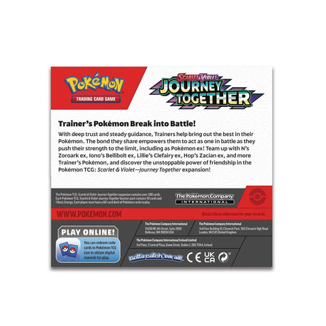 Pokémon TCG: Scarlet  & Violet - Journey Together - Single Booster Pack - Merchandise by Pokémon The Chelsea Gamer