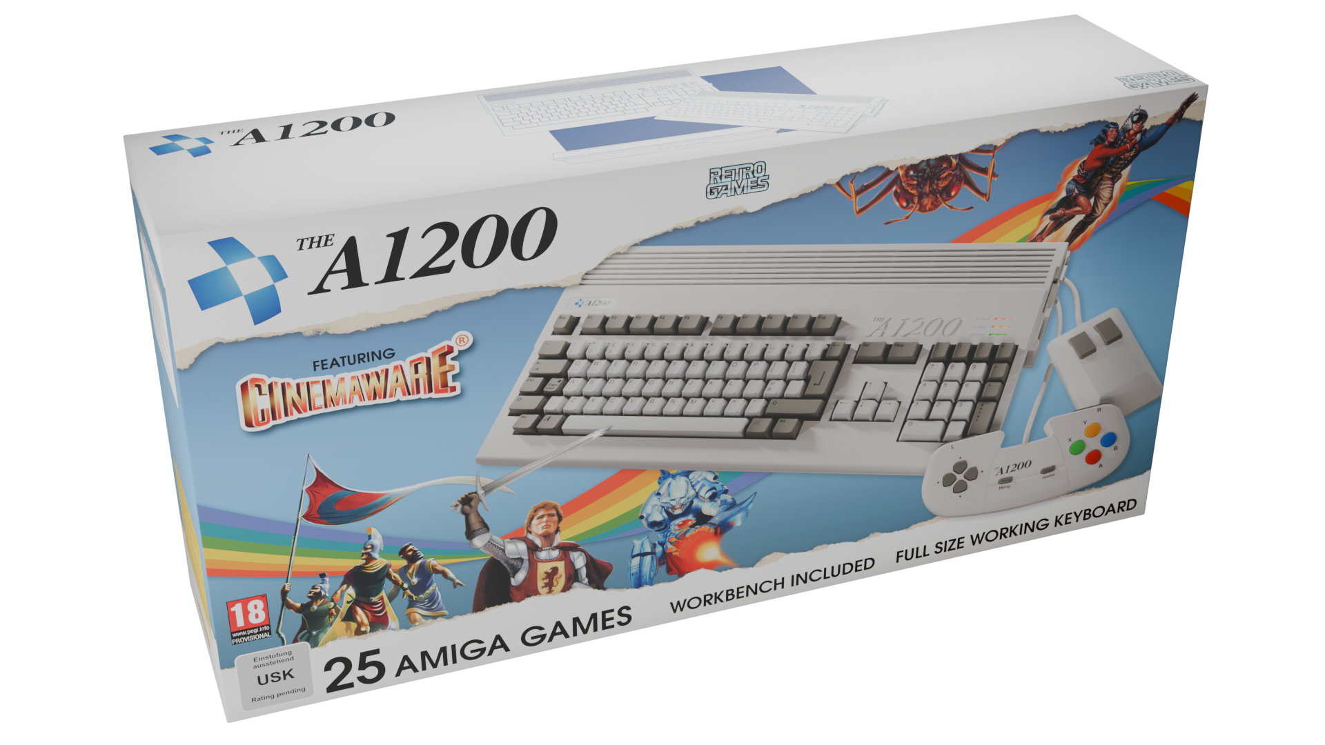 The A1200 Console - Console pack by Retro Games Limited The Chelsea Gamer