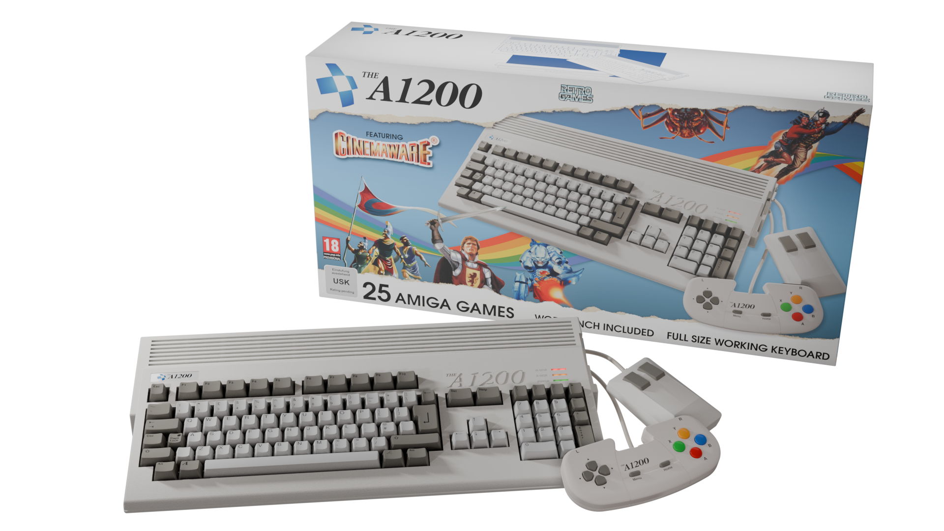 The A1200 Console - Console pack by Retro Games Limited The Chelsea Gamer