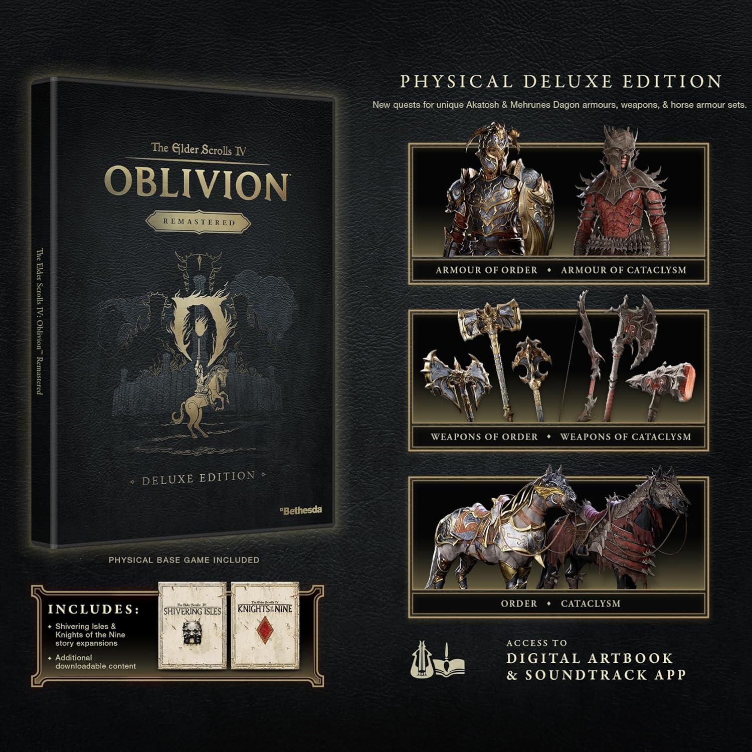 The Elder Scrolls IV: Oblivion™ Remastered – Physical Deluxe Edition – PlayStation 5 - Video Games by Bethesda The Chelsea Gamer