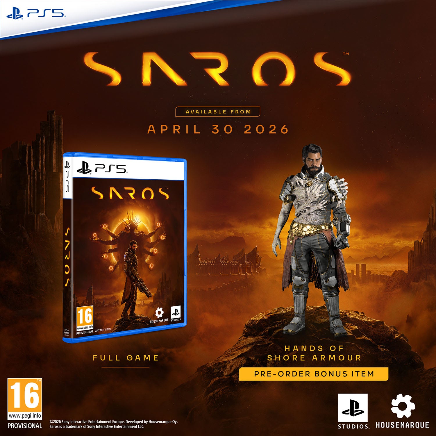 SAROS™ - PlayStation 5 - Video Games by Sony The Chelsea Gamer