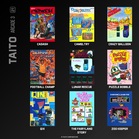 TAITO Arcade 3 - Evercade - Video Games by Blaze The Chelsea Gamer