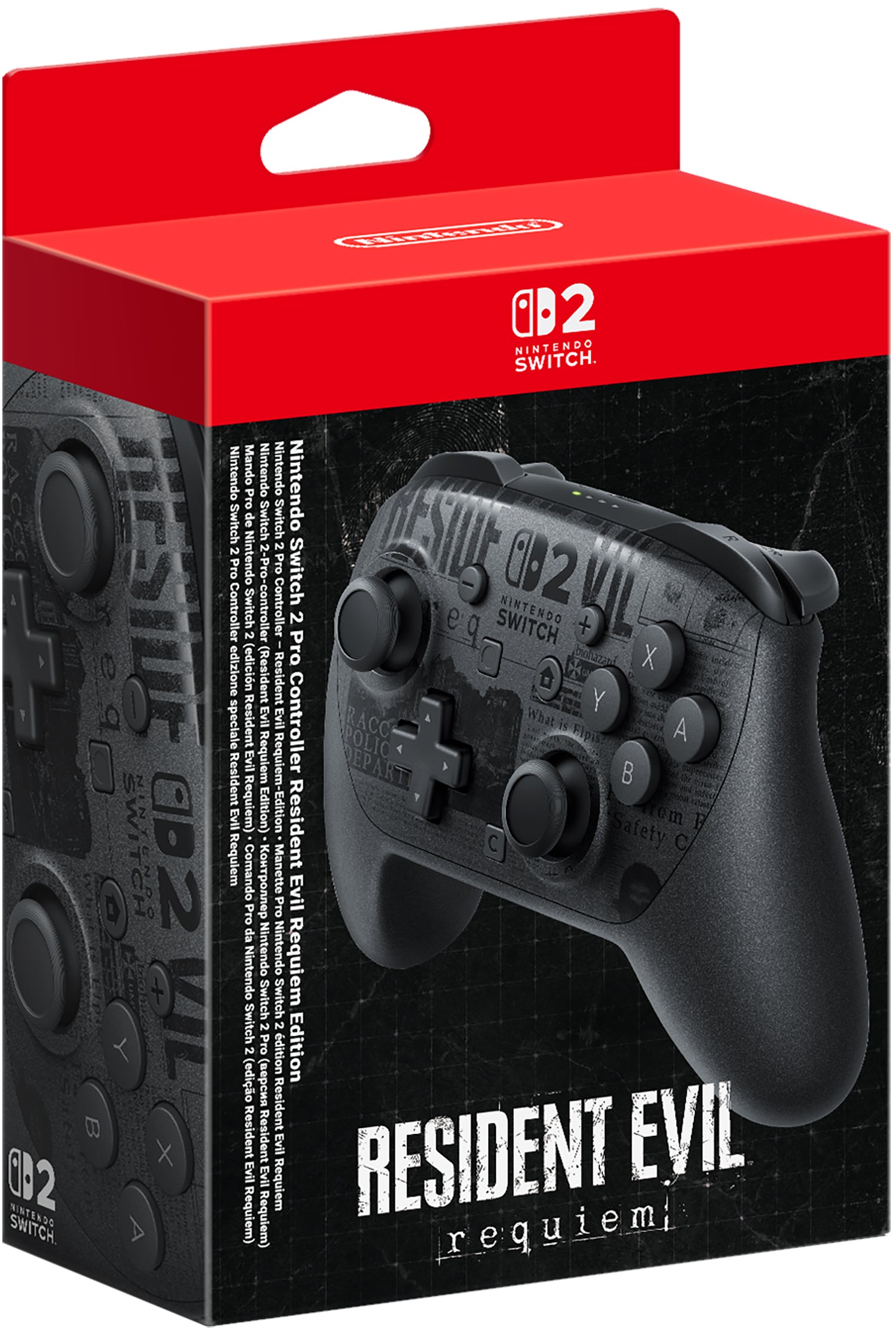 Nintendo Switch 2 Pro Controller Resident Evil Requiem Edition