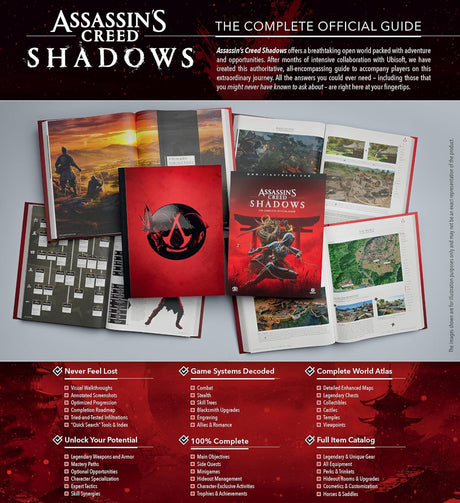 Assassin's Creed: Shadows -  The Complete Official Guide - Collector's Edition - Book by PiggyBack The Chelsea Gamer