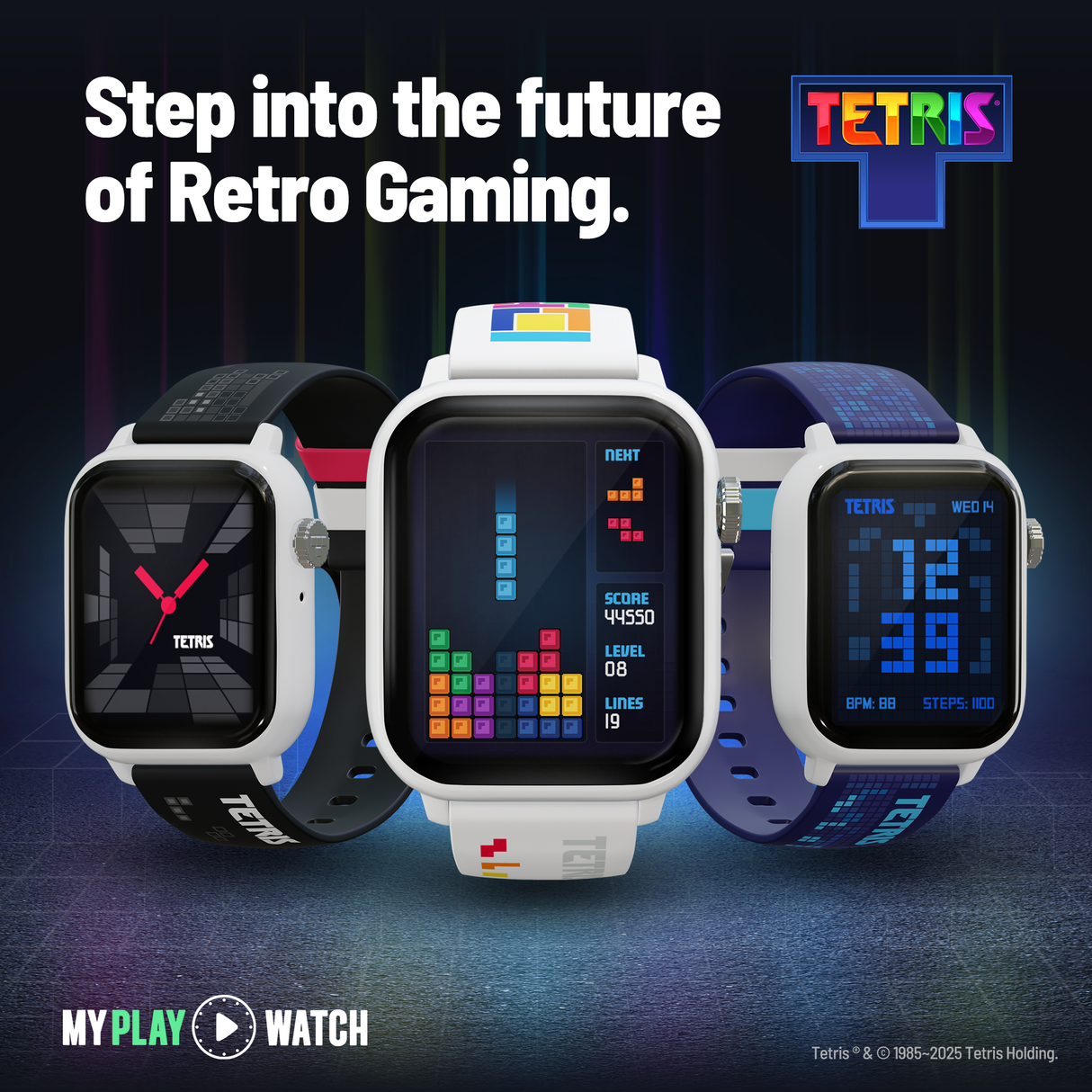 TETRIS™: My Play Watch - Merchandise by Solutions 2 Go The Chelsea Gamer