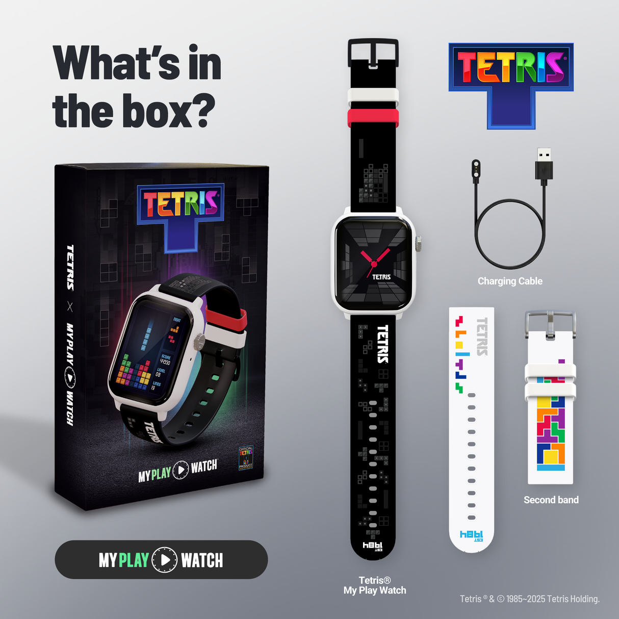 TETRIS™: My Play Watch - Merchandise by Solutions 2 Go The Chelsea Gamer