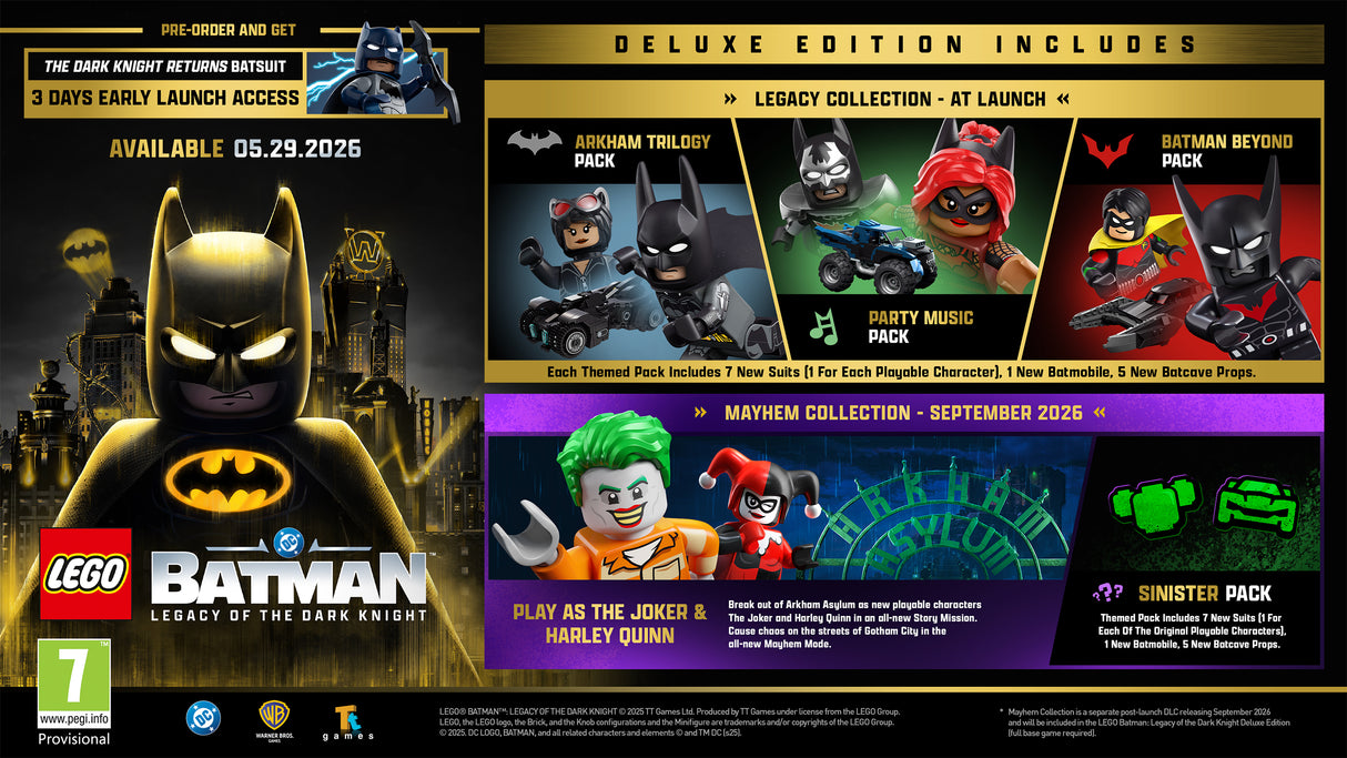LEGO® Batman™: Legacy of The Dark Knight Deluxe Edition  - Nintendo Switch 2 - Video Games by Warner Bros. Interactive Entertainment The Chelsea Gamer