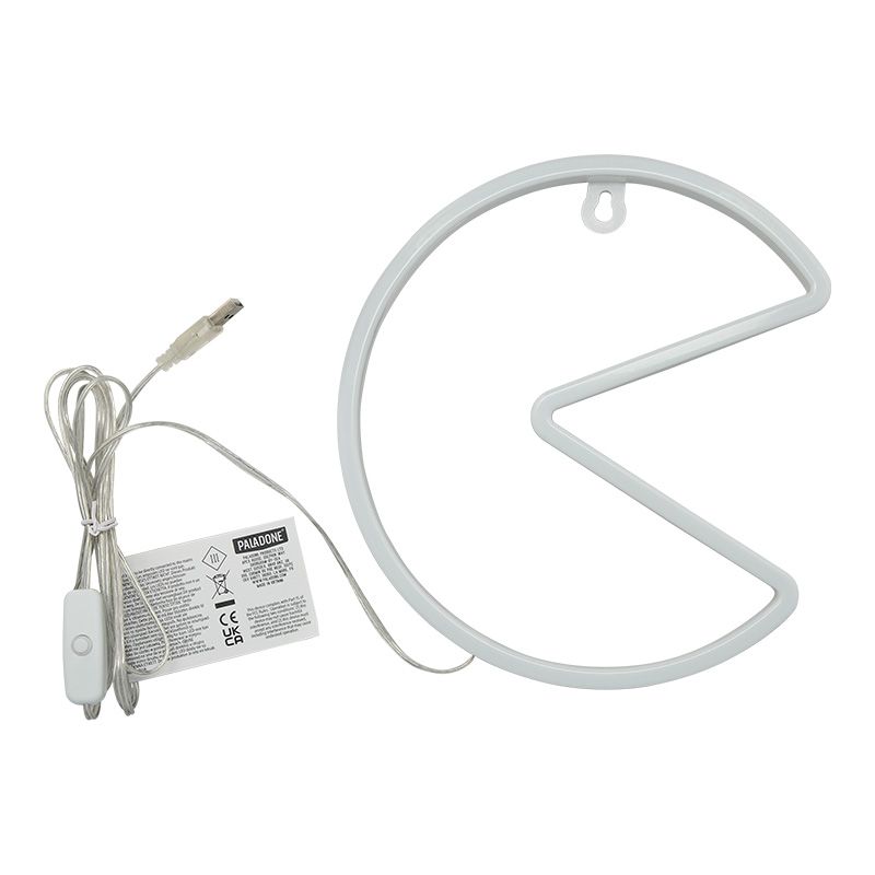 Pac Man Wall Mountable LED Neon Light - Paladone - Merchandise by Paladone The Chelsea Gamer