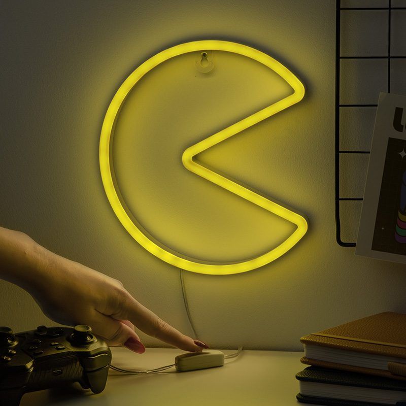 Pac Man Wall Mountable LED Neon Light - Paladone - Merchandise by Paladone The Chelsea Gamer