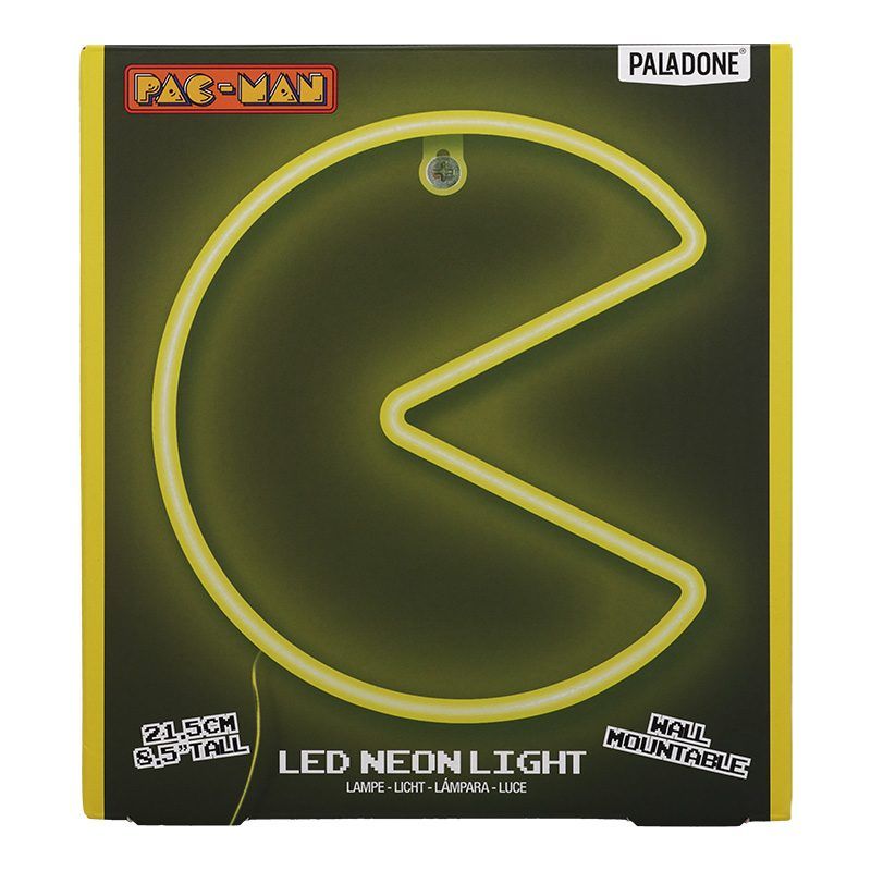 Pac Man Wall Mountable LED Neon Light - Paladone - Merchandise by Paladone The Chelsea Gamer