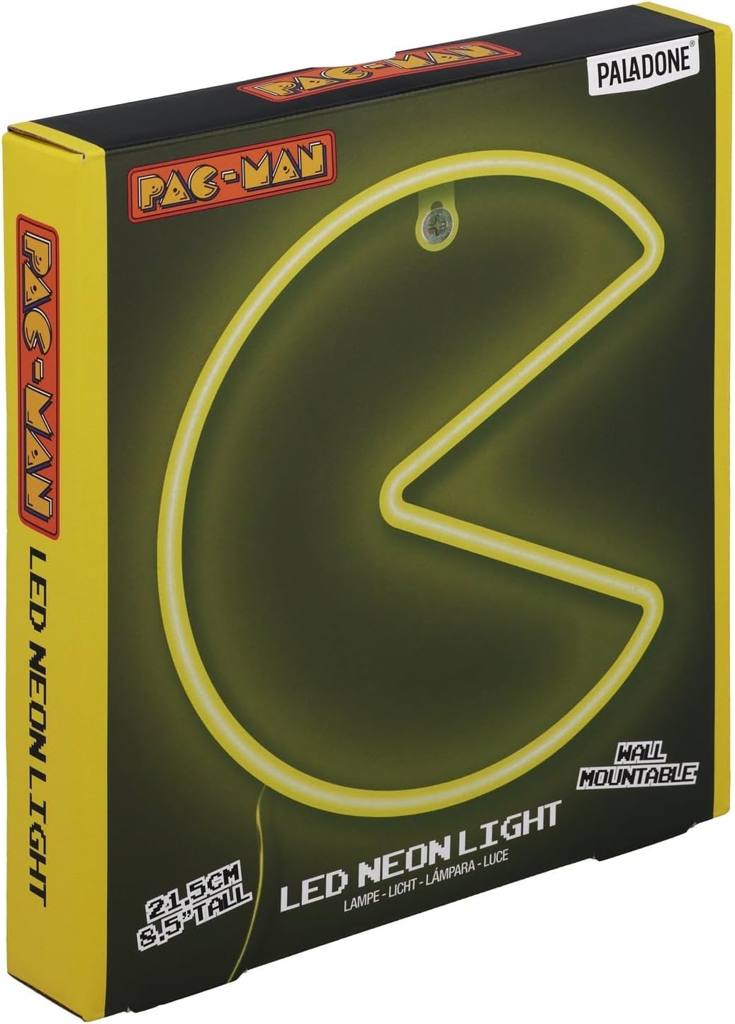 Pac Man Wall Mountable LED Neon Light - Paladone - Merchandise by Paladone The Chelsea Gamer