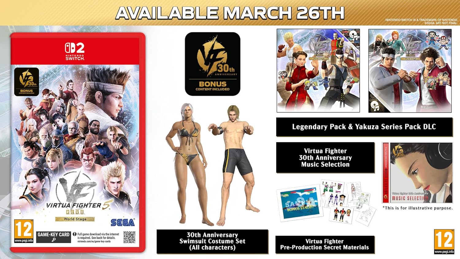 Virtua Fighter 5 R.E.V.O. World Stage 30th Anniversary Edition - Nintendo Switch 2 - Video Games by SEGA UK The Chelsea Gamer