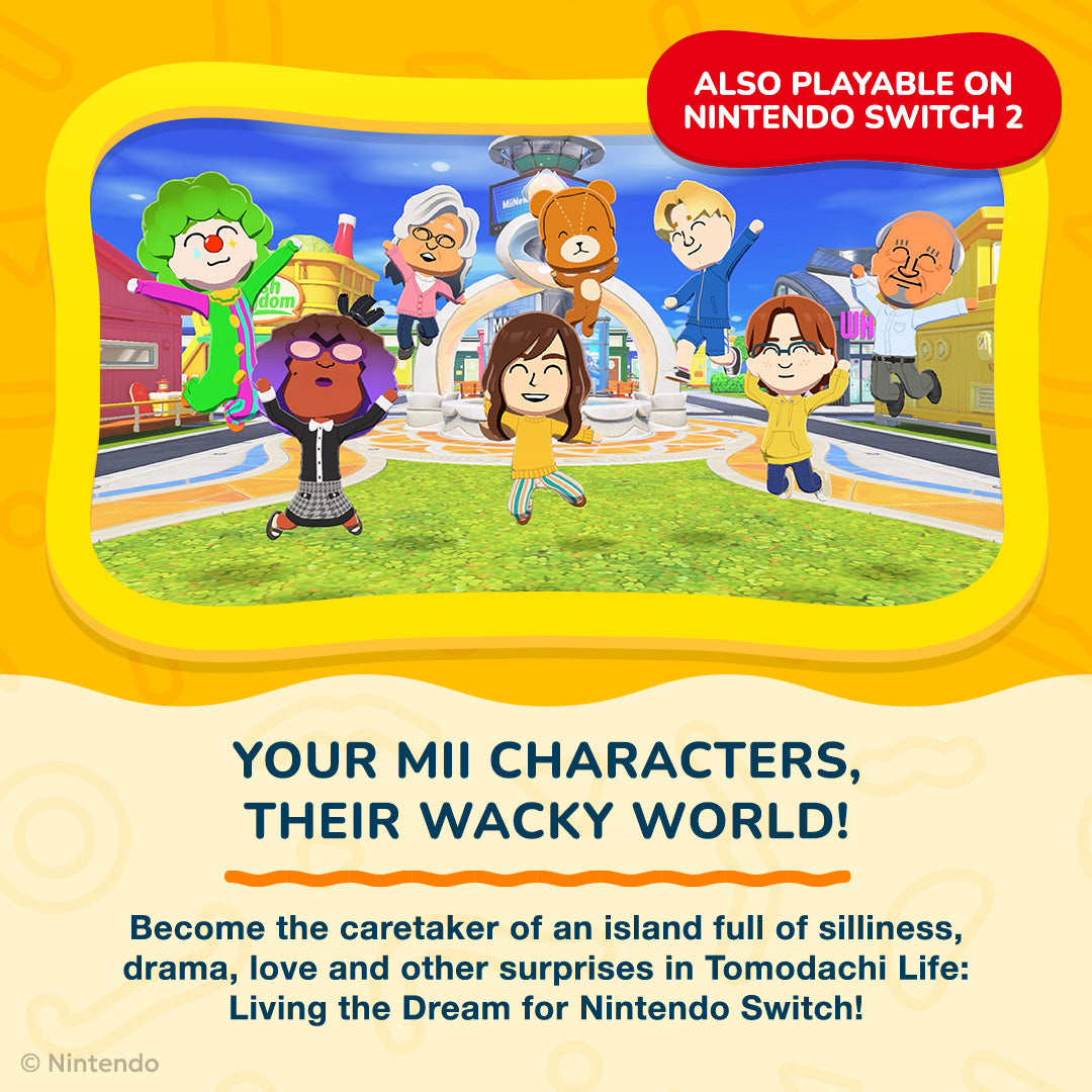 Tomodachi Life - Living the Dream - Nintendo Switch - Video Games by Nintendo The Chelsea Gamer