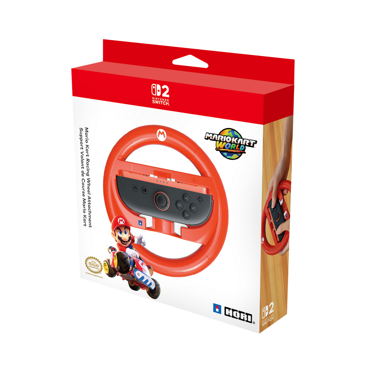 Racing Wheel Attachment Set for Nintendo Switch™ 2 - Mario - Console Accessories by HORI The Chelsea Gamer