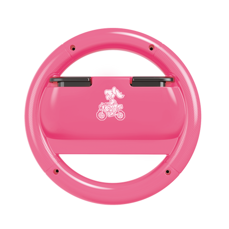 Racing Wheel Attachment Set for Nintendo Switch™ 2 - Peach - Console Accessories by HORI The Chelsea Gamer
