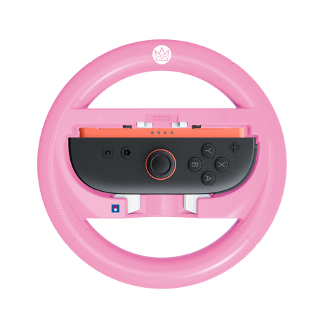Racing Wheel Attachment Set for Nintendo Switch™ 2 - Peach - Console Accessories by HORI The Chelsea Gamer