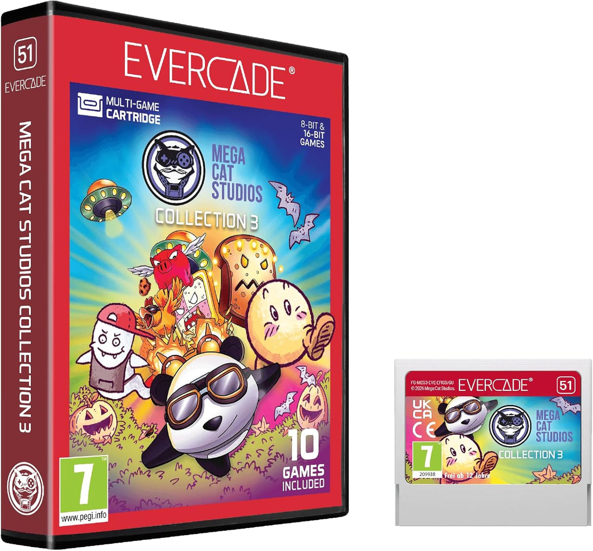 Mega Cat Studios Collection 3 - Evercade - Video Games by Blaze The Chelsea Gamer