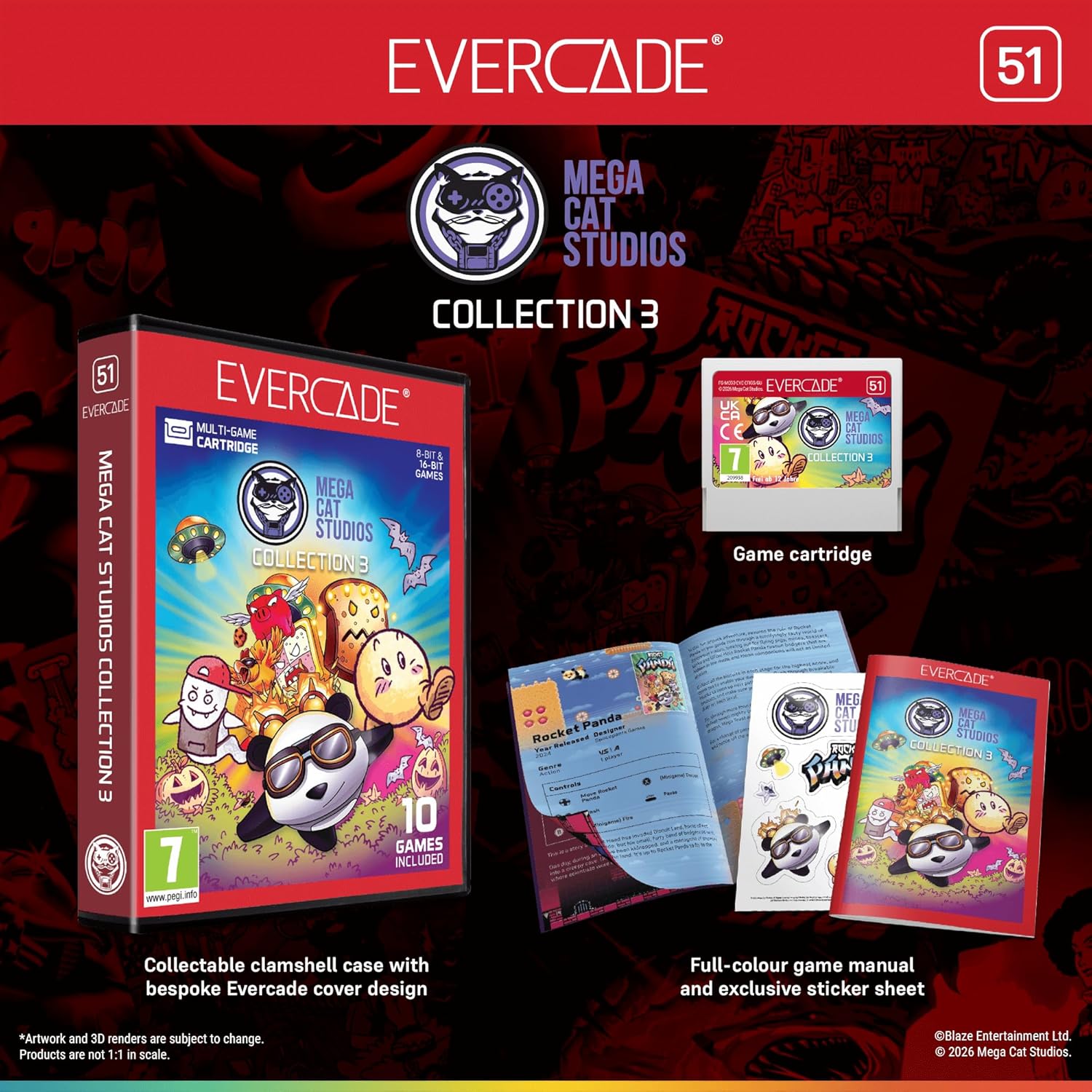 Mega Cat Studios Collection 3 - Evercade - Video Games by Blaze The Chelsea Gamer