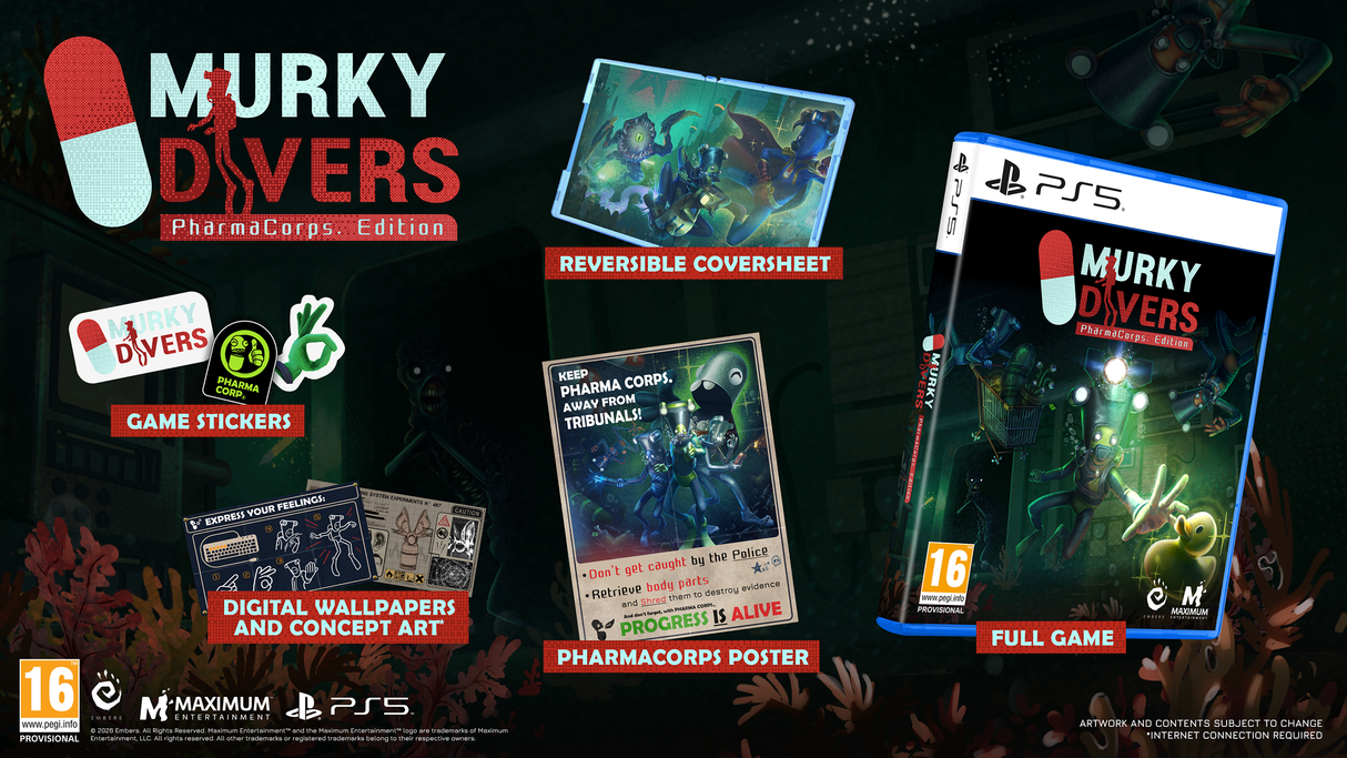Murky Divers: PharmaCorps Edition - PlayStation 5 - Video Games by Maximum Games Ltd (UK Stock Account) The Chelsea Gamer