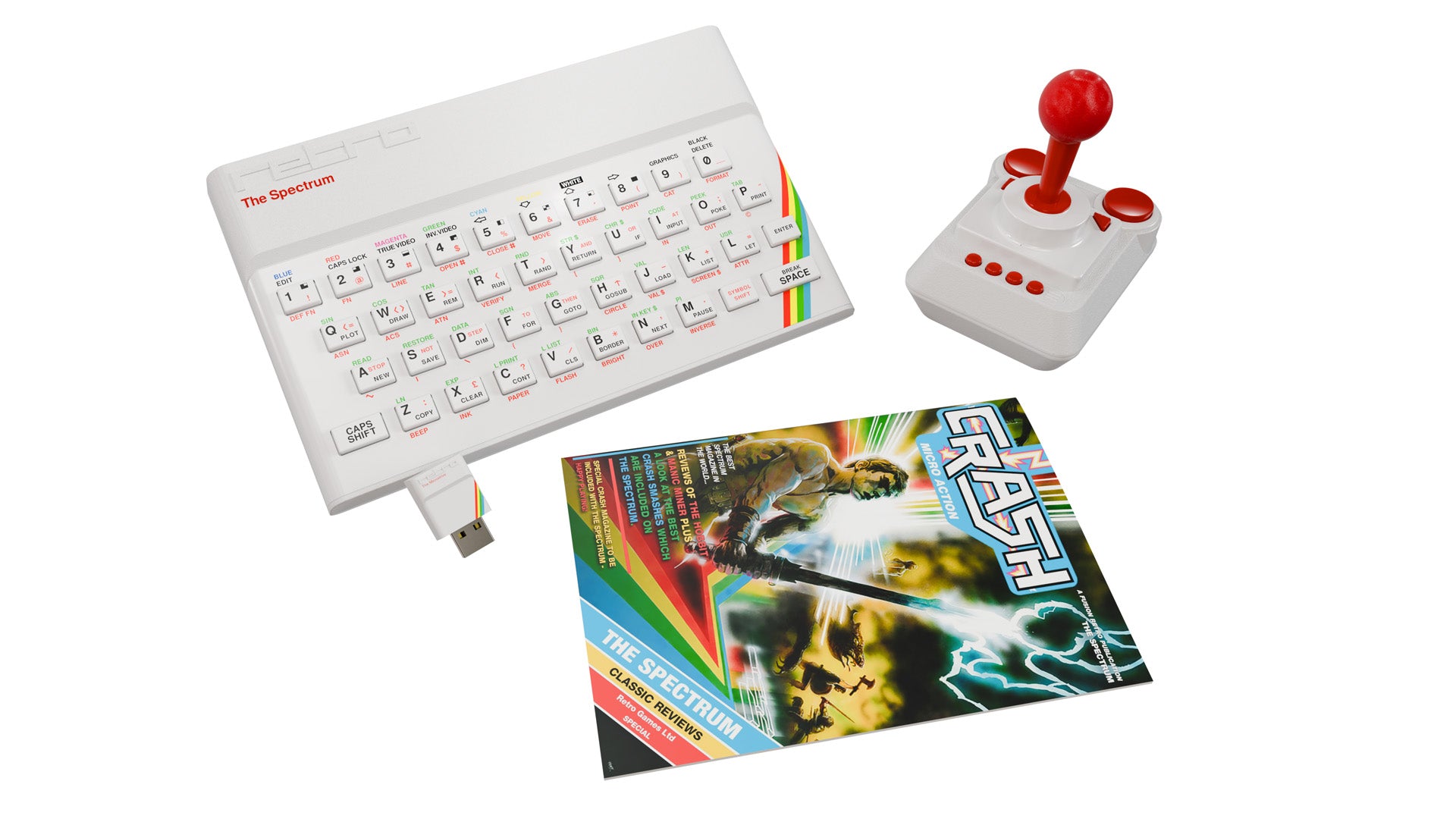 The Spectrum White Edition - Console pack by Retro Games Limited The Chelsea Gamer