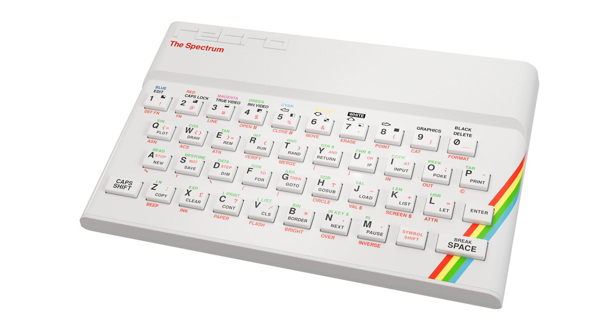 The Spectrum White Edition - Console pack by Retro Games Limited The Chelsea Gamer