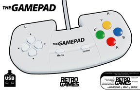 THEGAMEPAD (White) - Console Accessories by Retro Games Limited The Chelsea Gamer