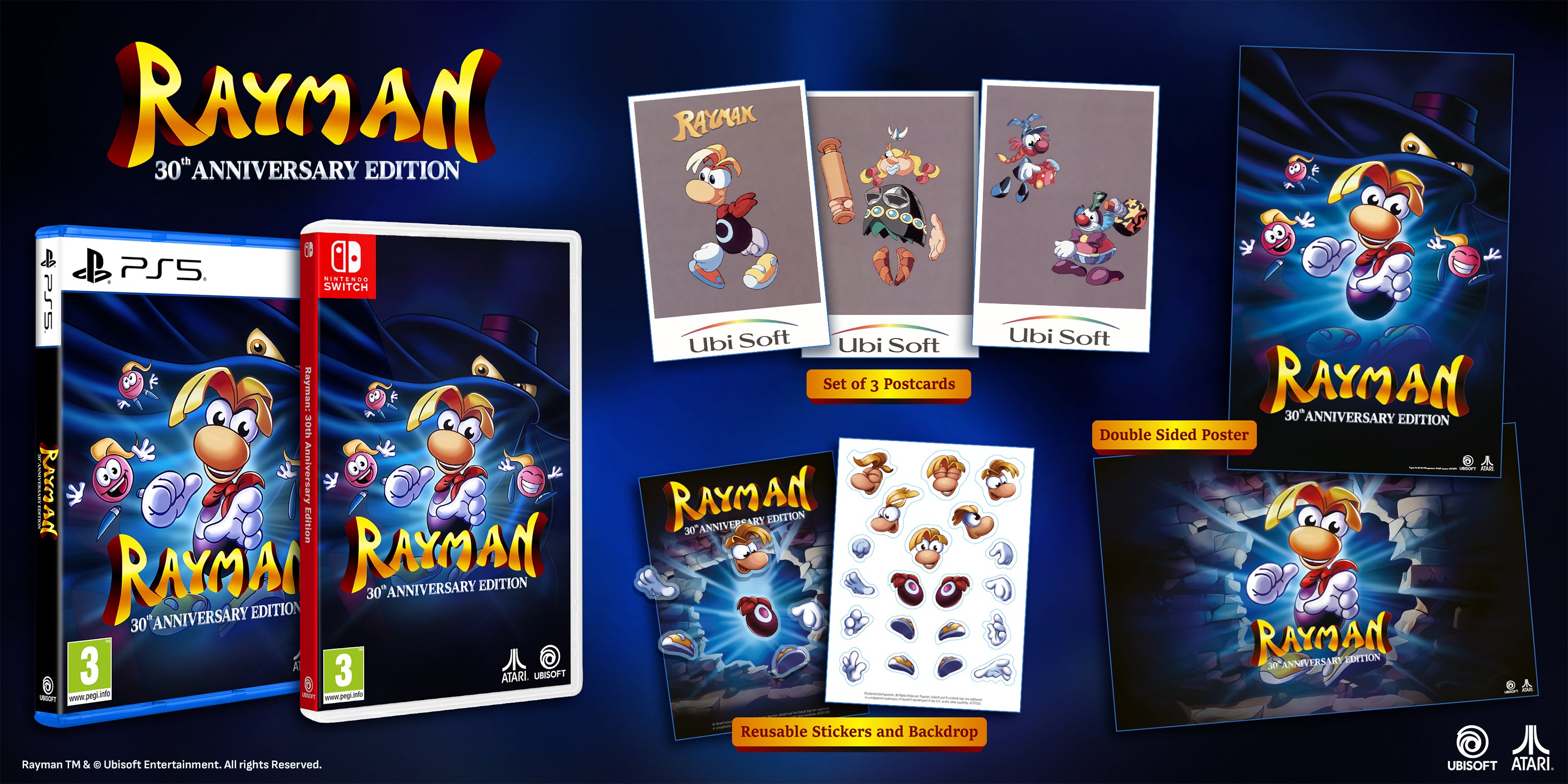 Rayman: 30th Anniversary Edition - PlayStation 5 - Video Games by U&I The Chelsea Gamer