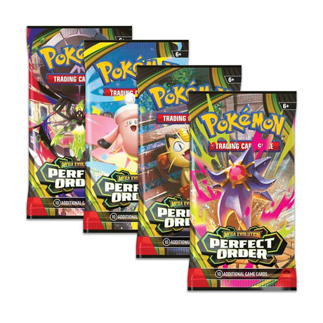 Pokémon TCG: Mega Evolution - Perfect Order - Single Booster Pack - Merchandise by Pokémon The Chelsea Gamer
