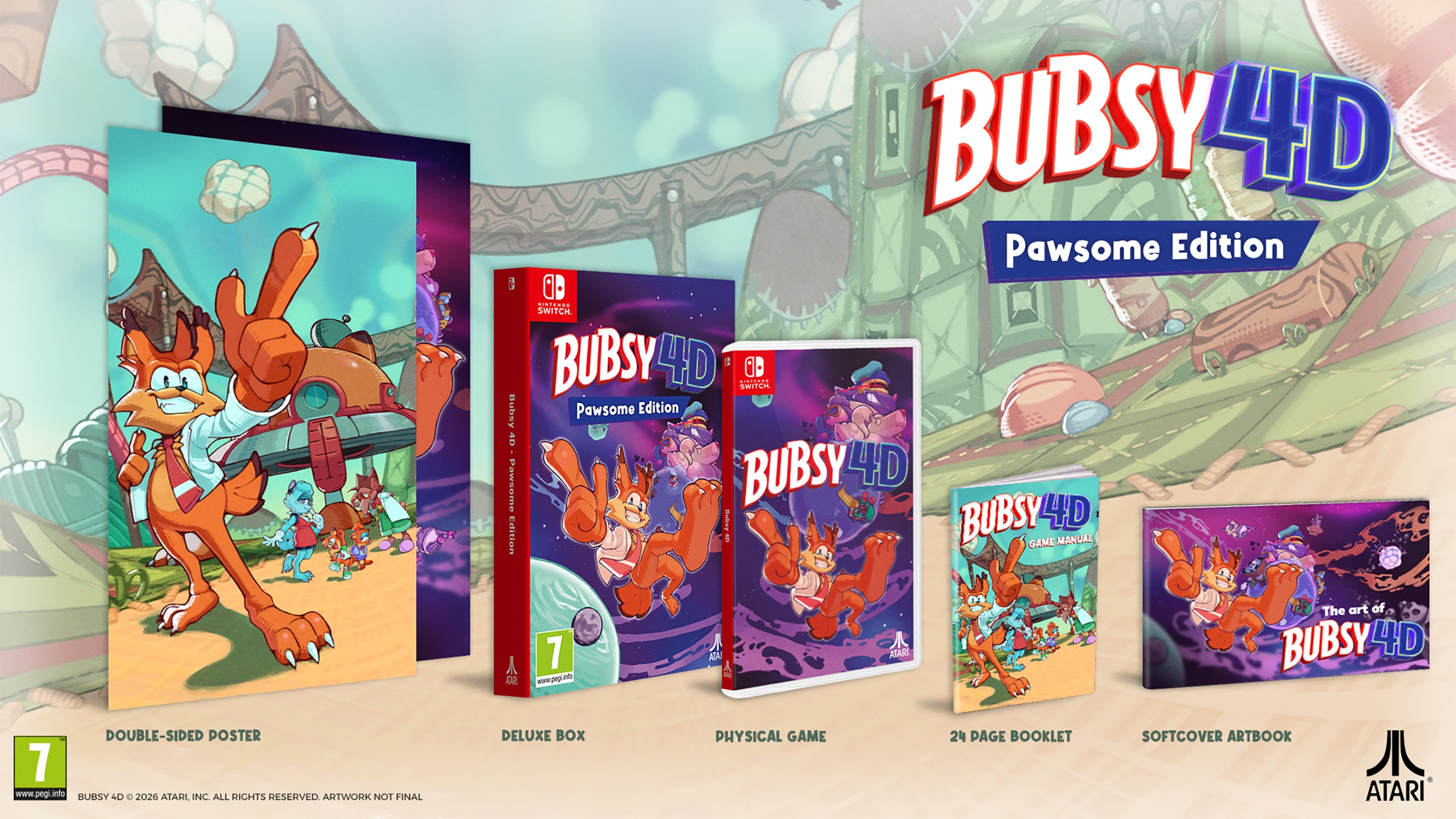 Bubsy 4D - Pawsome Edition - Nintendo Switch - Video Games by U&I The Chelsea Gamer
