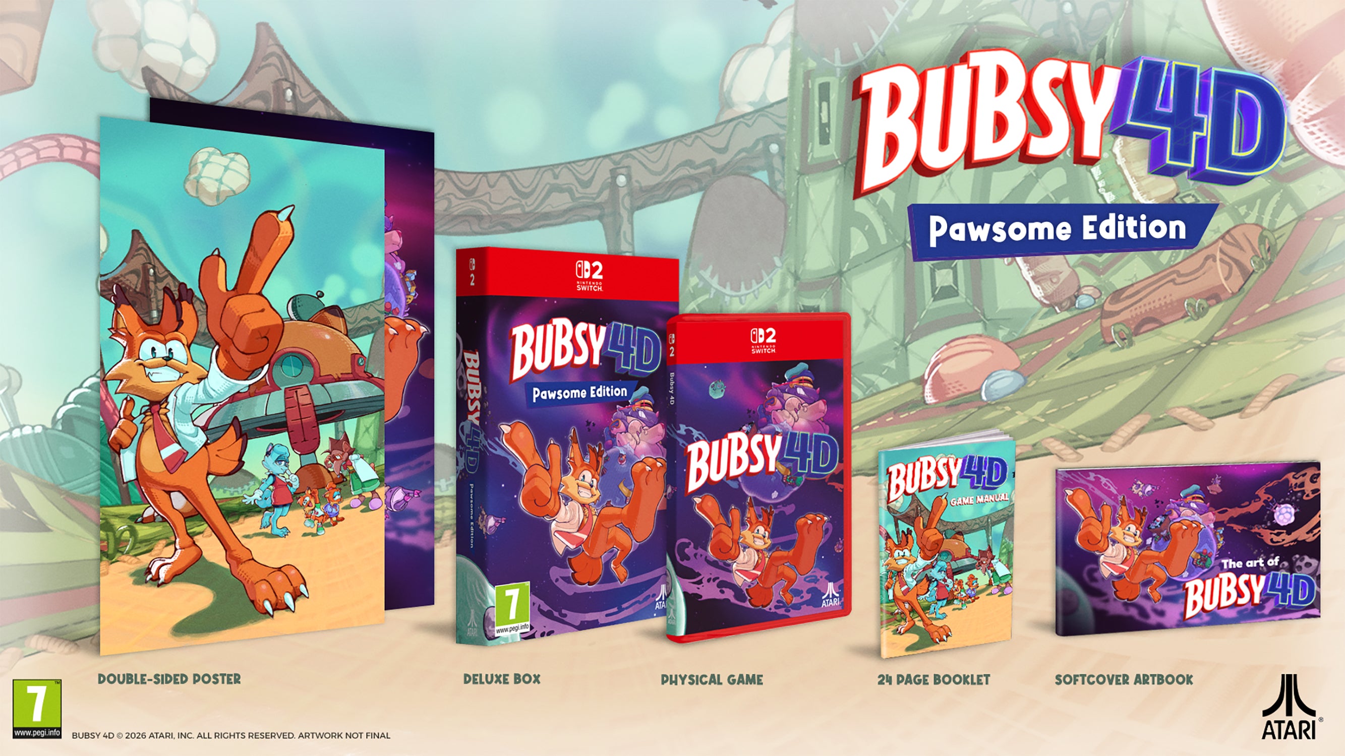 Bubsy 4D - Pawsome Edition - Nintendo Switch 2 - Video Games by U&I The Chelsea Gamer