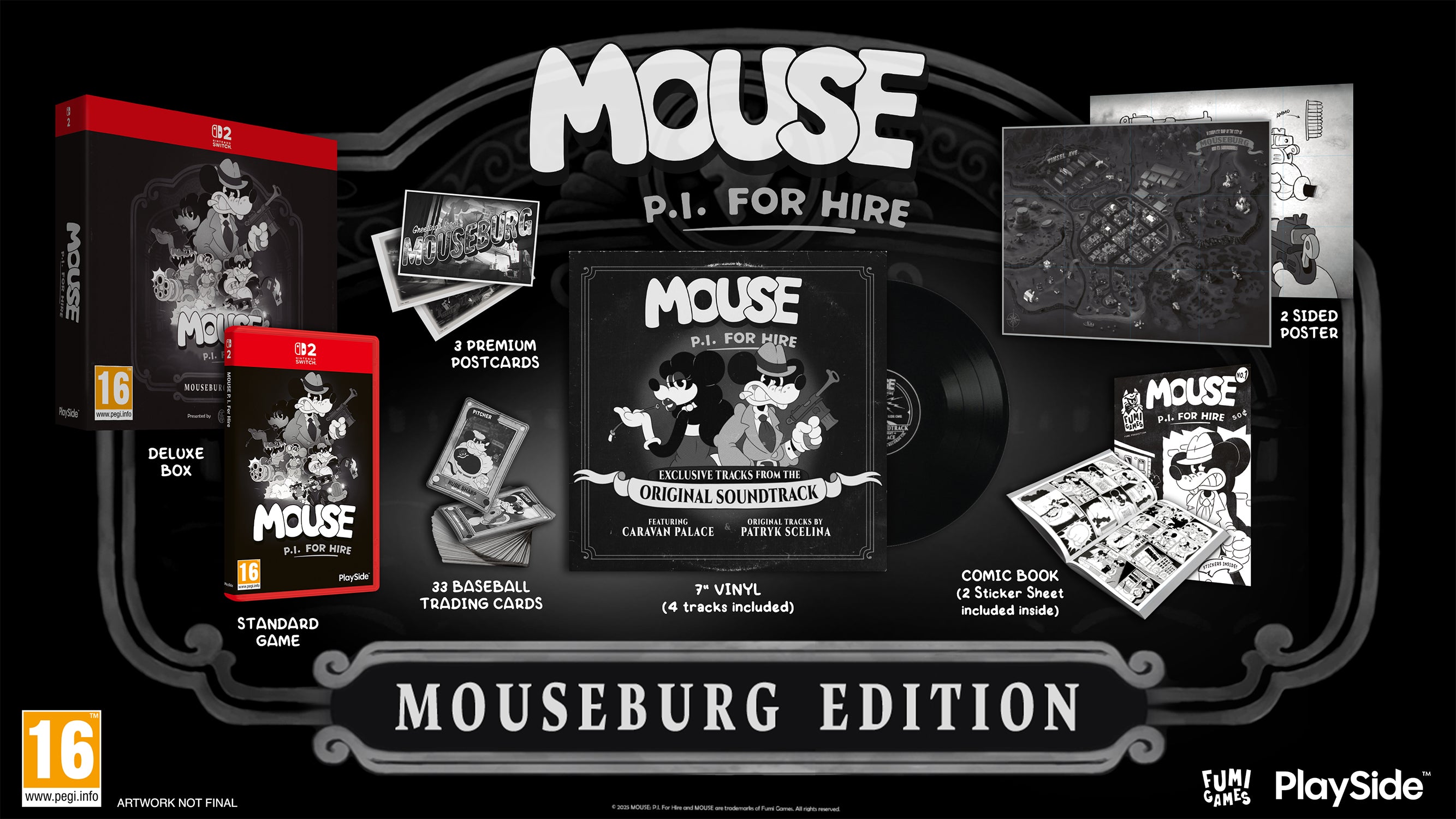 MOUSE: P.I. For Hire – Mouseburg Edition - Nintendo Switch 2 - Video Games by U&I The Chelsea Gamer