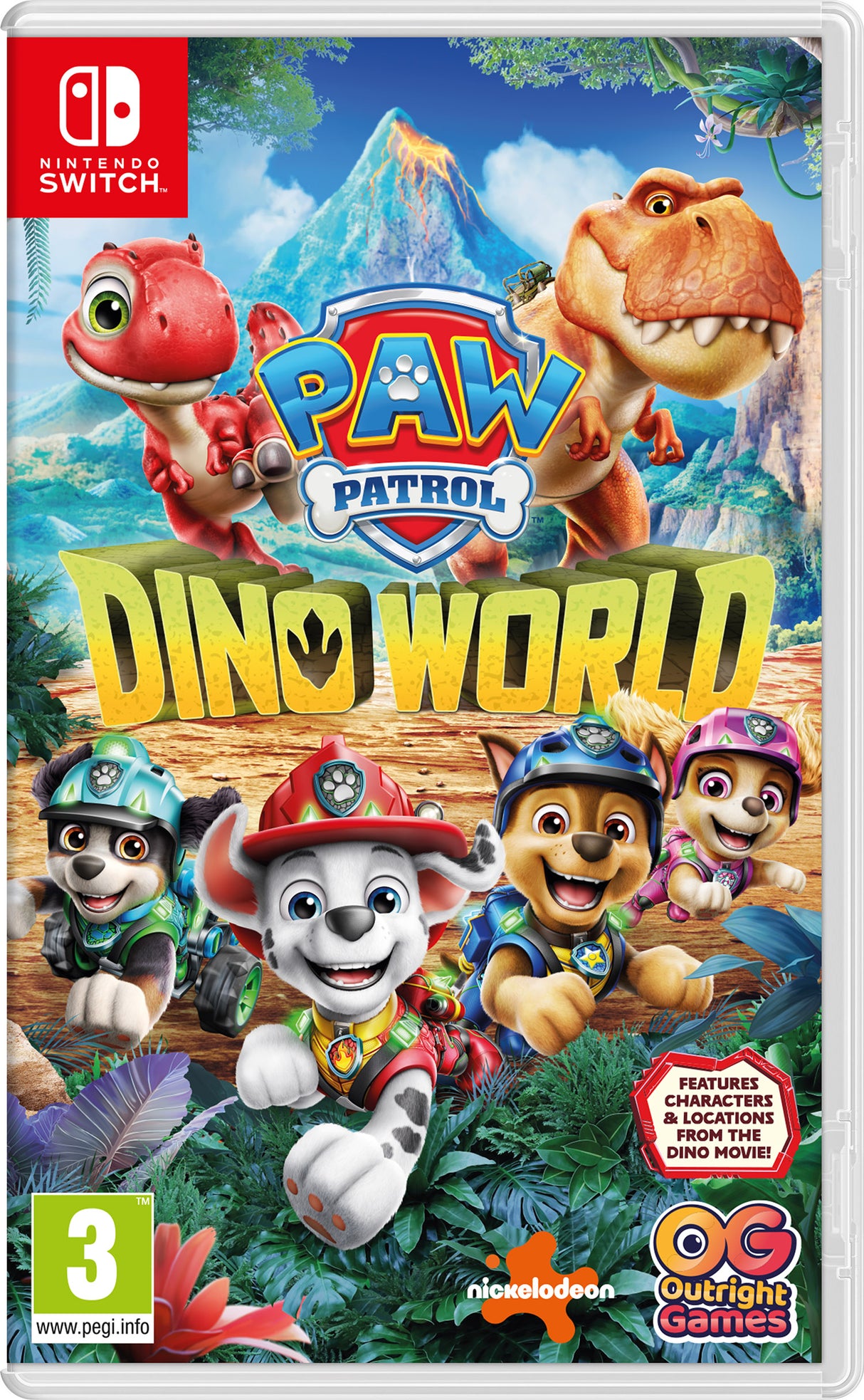 PAW PATROL™ DINO WORLD - Nintendo Switch - Video Games by Bandai Namco Entertainment The Chelsea Gamer