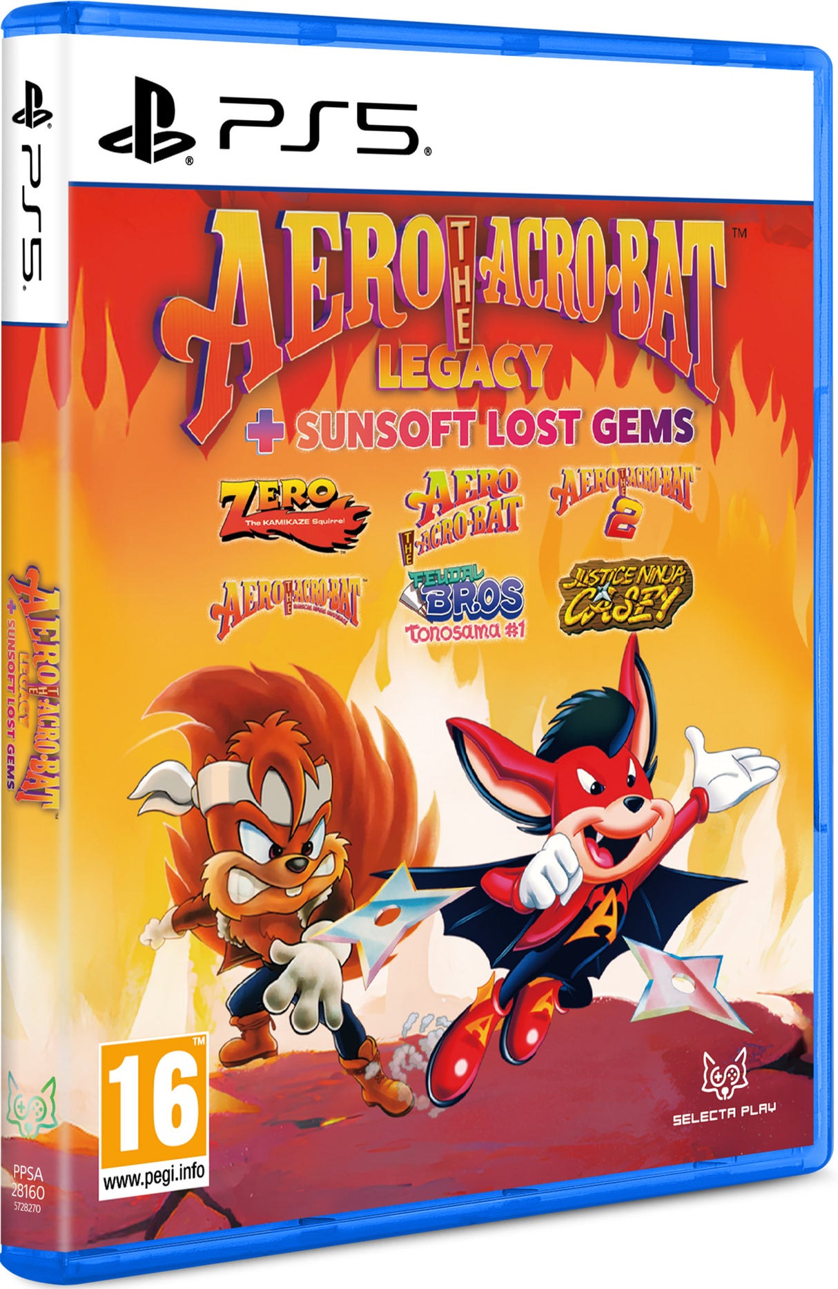 Aero The Acro-Bat Legacy + Sunsoft Lost Gems - PlayStation 5 - Video Games by Numskull Games The Chelsea Gamer