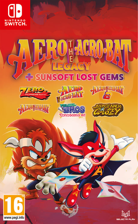 Aero The Acro-Bat Legacy + Sunsoft Lost Gems - Nintendo Switch - Video Games by Numskull Games The Chelsea Gamer