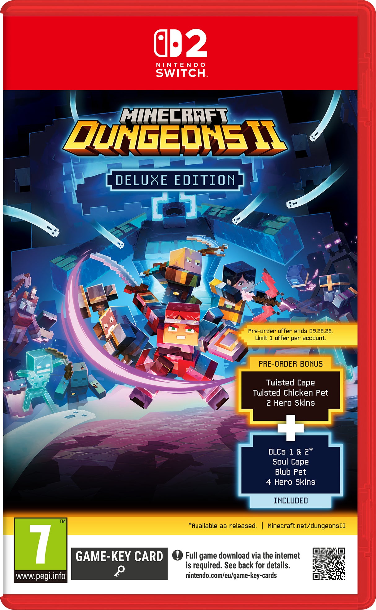 Minecraft Dungeons II - Deluxe Edition - Nintendo Switch 2
