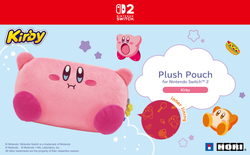 Introducing the Plush Pouch (Kirby) for Nintendo Switch™ 2 - Officially Licensed by Nintendo