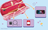 With the inbuilt mesh lining, inside the pouch there is enough space to store:
Nintendo Switch™2, Nintendo Switch™, Nintendo Switch™ - OLED Model (One of the systems)
AC adaptor or other accessories
6 Game Cartridges
*The Nintendo Switch™ 2 dock cannot be stored inside
*Please fasten the separator with the belt to avoid your system falling out of place