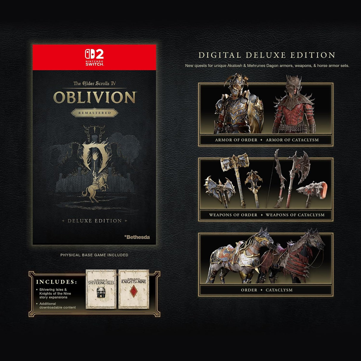 The Elder Scrolls IV: Oblivion™ Remastered Deluxe Edition - Nintendo Switch 2