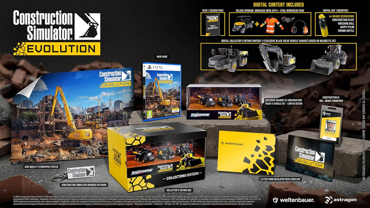 Construction Simulator: Evolution - Collector's Edition - PlayStation 5