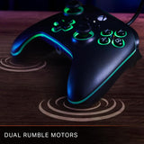 PowerA - Advantage Wired Controller for Xbox Series X|S with Lumectra - Black