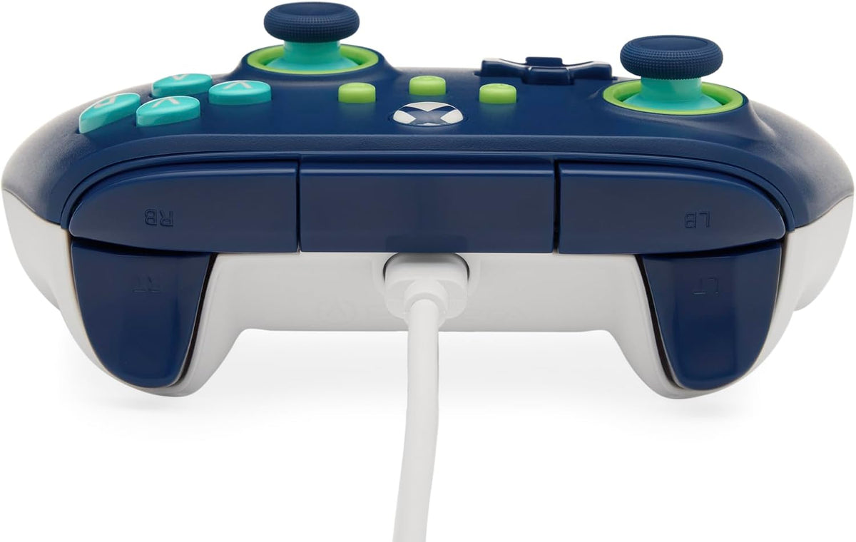 PowerA - Wired Controller for Xbox Series X|S - Mariner Blue