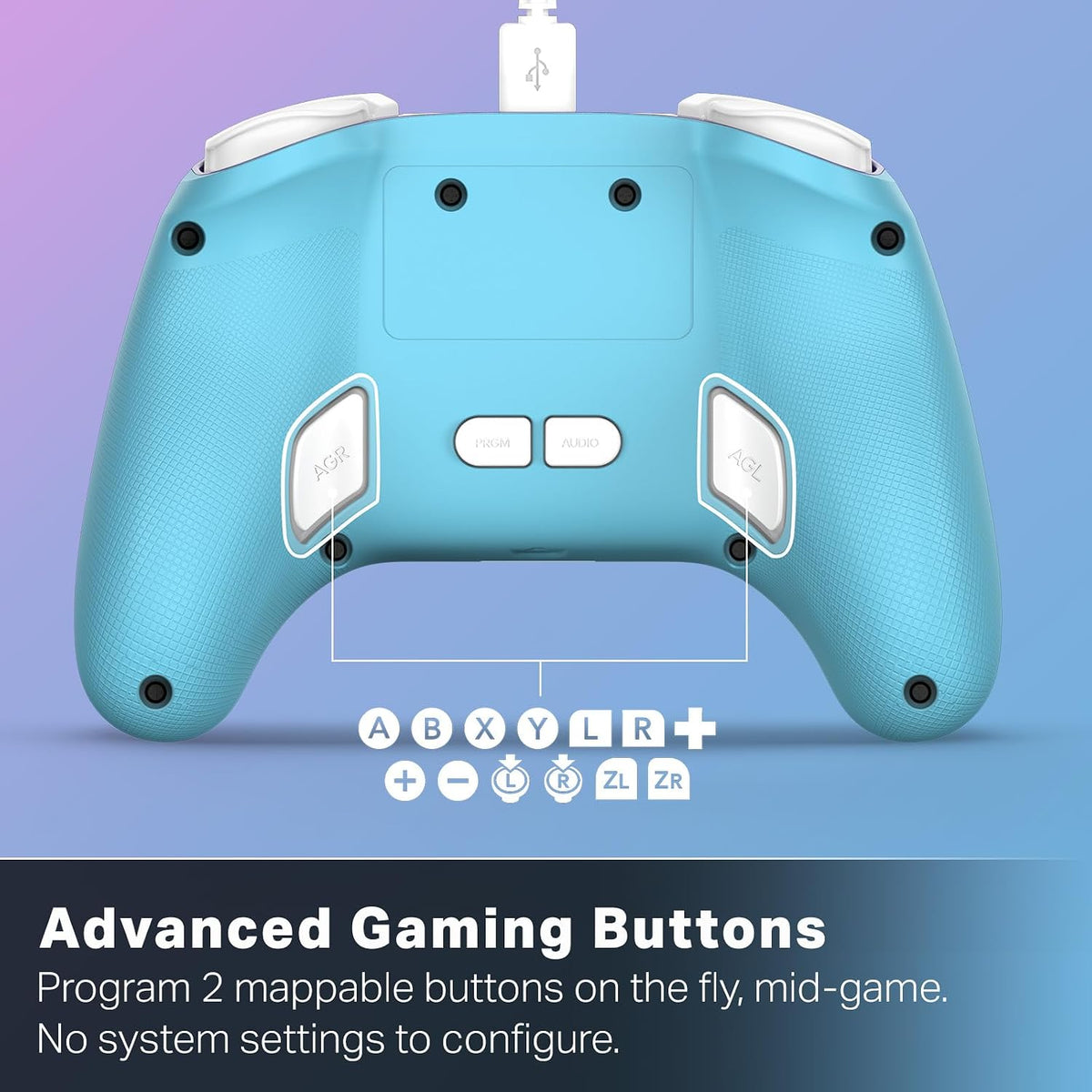 PowerA - Advantage Wired Controller for Nintendo Switch 2 - Mushroom Kingdom