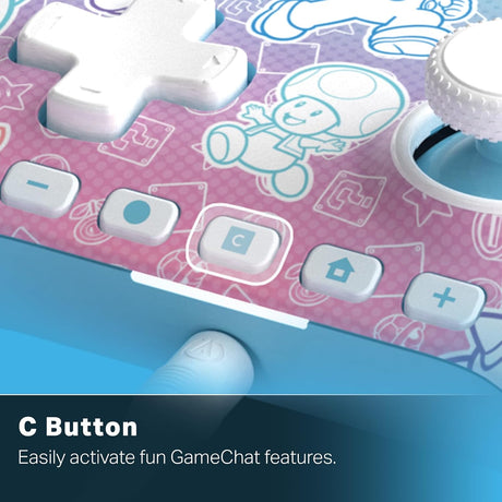PowerA - Advantage Wired Controller for Nintendo Switch 2 - Mushroom Kingdom - Console Accessories by PowerA The Chelsea Gamer