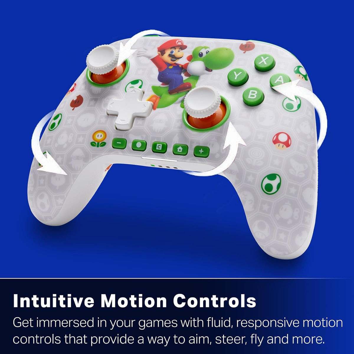 PowerA - Advantage Wireless Controller for Nintendo Switch 2 - Mario & Yoshi