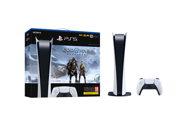 PlayStation®5 Digital Edition – God of War™ Ragnarök Bundle - Console pack by Sony The Chelsea Gamer