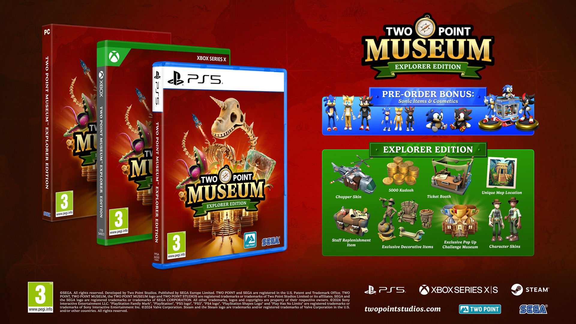 Two Point Museum - Explorer Edition - PC - Video Games by SEGA UK The Chelsea Gamer