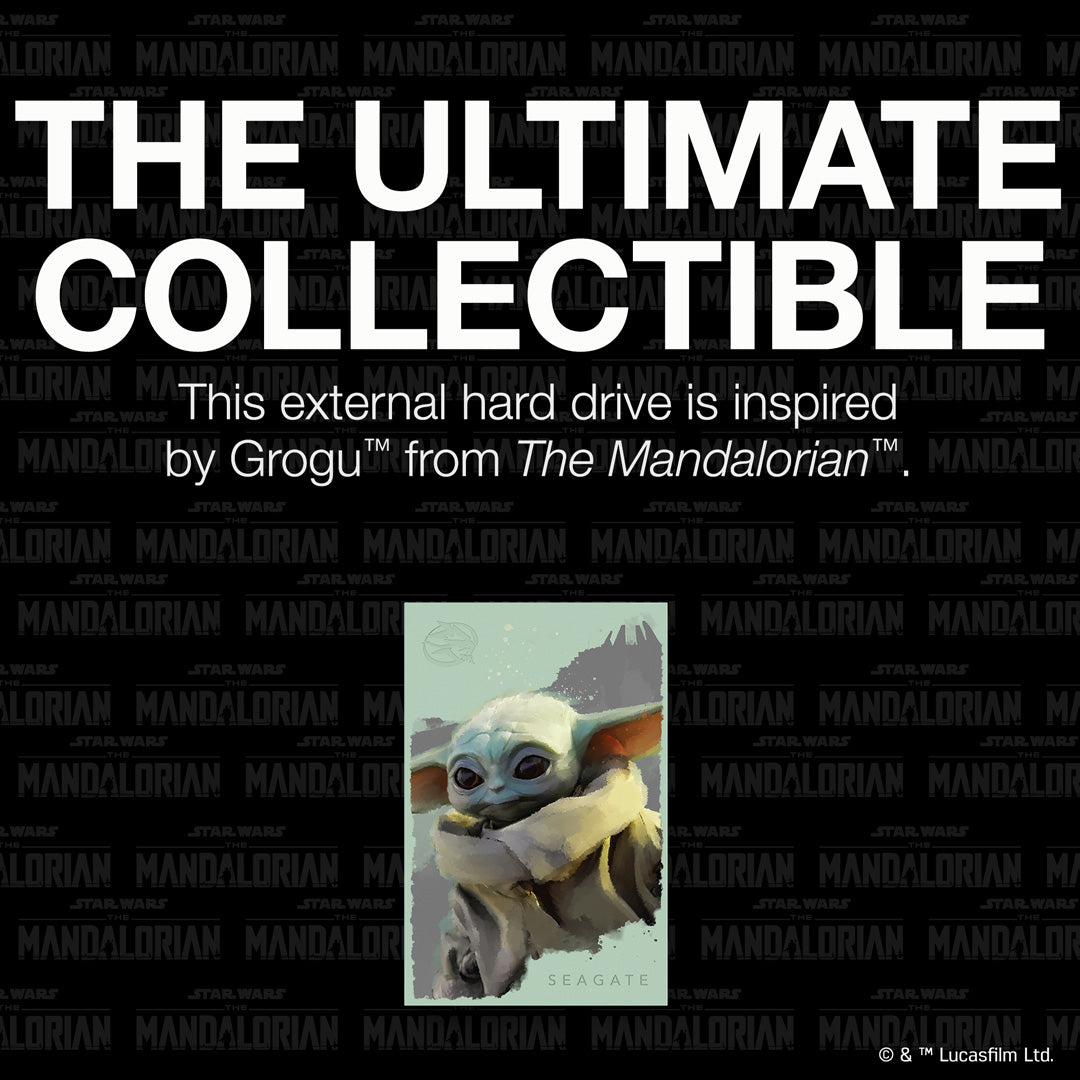 Grogu™ Drive - Special Edition FireCuda External 2TB Hard Drive - Console Accessories by Seagate The Chelsea Gamer