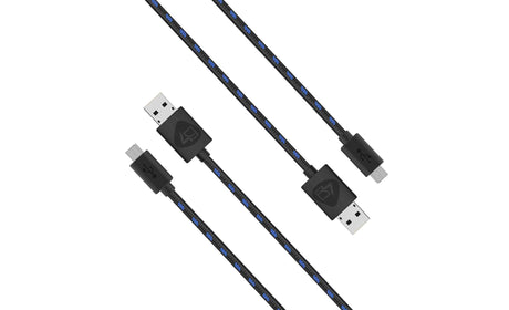 4Gamers Twin Play & Charge Cables (2 x 2m) 4G-C10 - Console Accessories by A4T The Chelsea Gamer