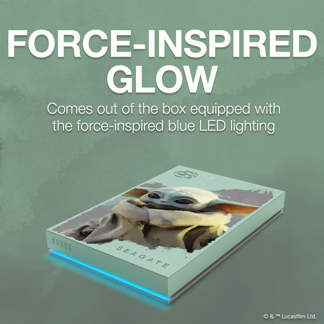 Grogu™ Drive - Special Edition FireCuda External 2TB Hard Drive - Console Accessories by Seagate The Chelsea Gamer