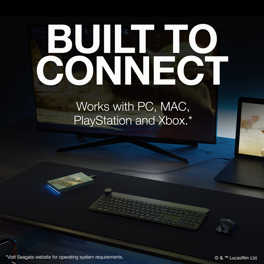 Grogu™ Drive - Special Edition FireCuda External 2TB Hard Drive - Console Accessories by Seagate The Chelsea Gamer